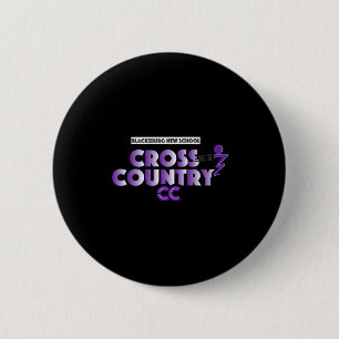 Blacksburg New School Cc Running Club Long Sleeve 6 Cm Round Badge