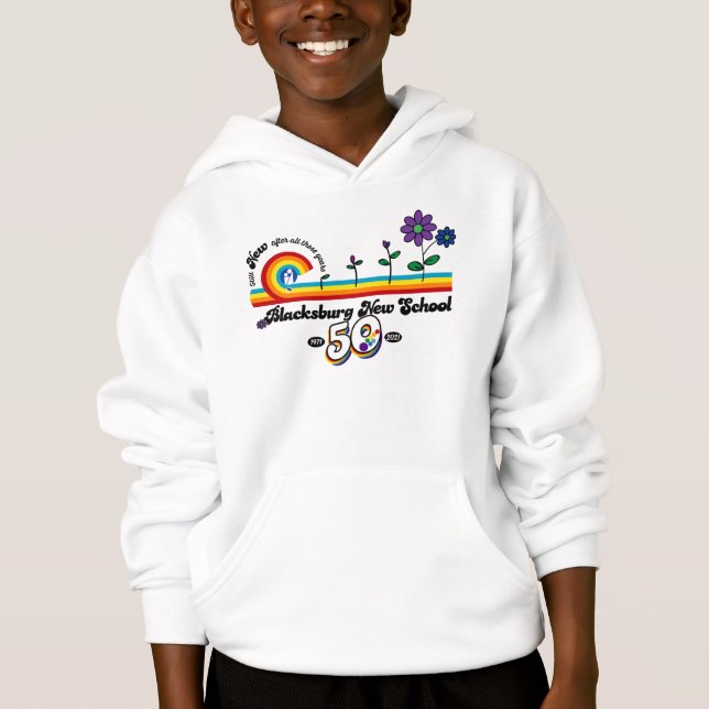 Blacksburg New School Celebrates 50 Sweatshirt (Front)