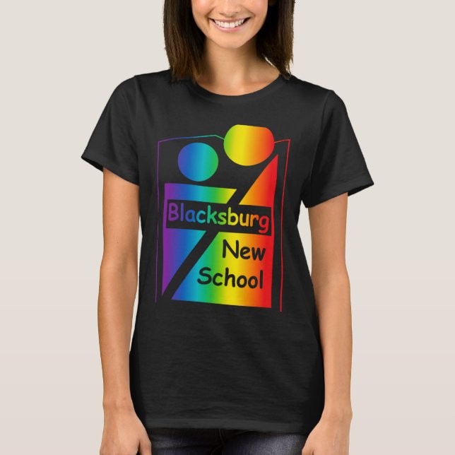 Blacksburg New School Retro Design _1  T-Shirt (Front)