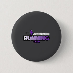 Blacksburg New School Running Club 6 Cm Round Badge