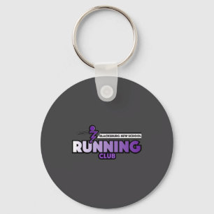 Blacksburg New School Running Club Key Ring