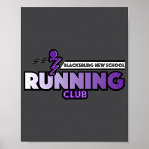 Blacksburg New School Running Club Poster