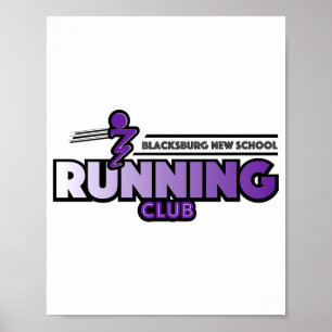 Blacksburg New School Running Club Poster