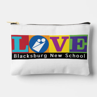 Blacksburg New School Zipper Pouch