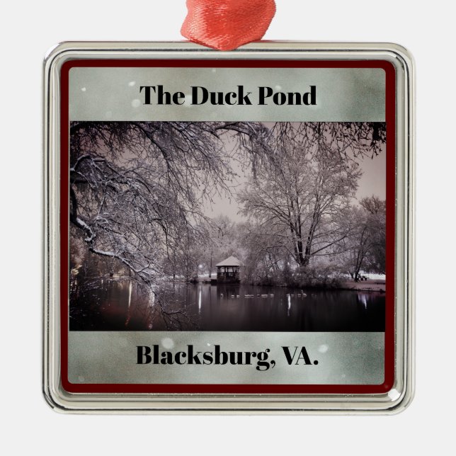 Blacksburg,VA.Christmas Ornament (Front)