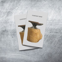 Blacksmith Anvil Business Card Template