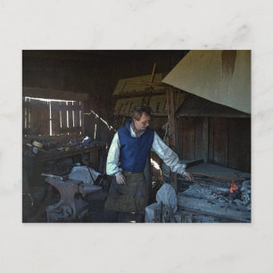 Blacksmith at Fort Osage Fort, Missouri Postcard
