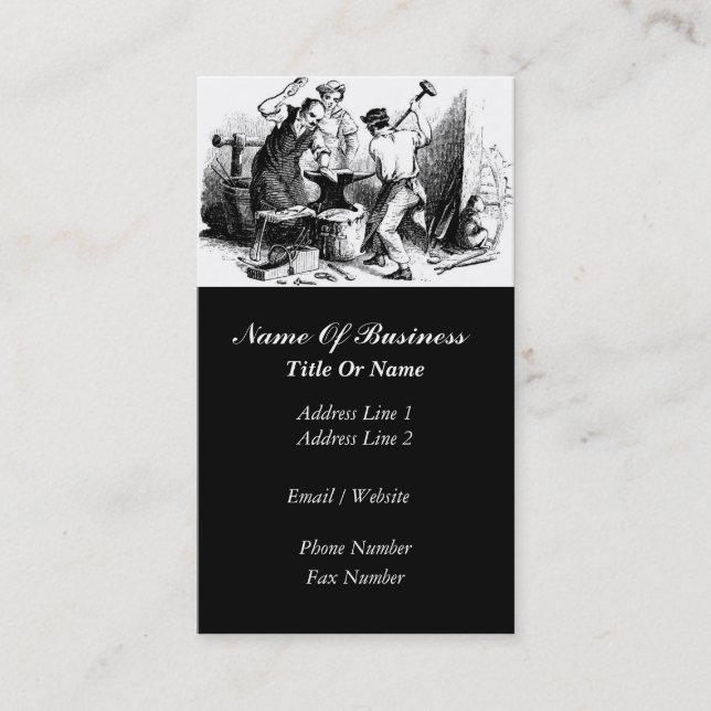 Blacksmith Business Card (Front)