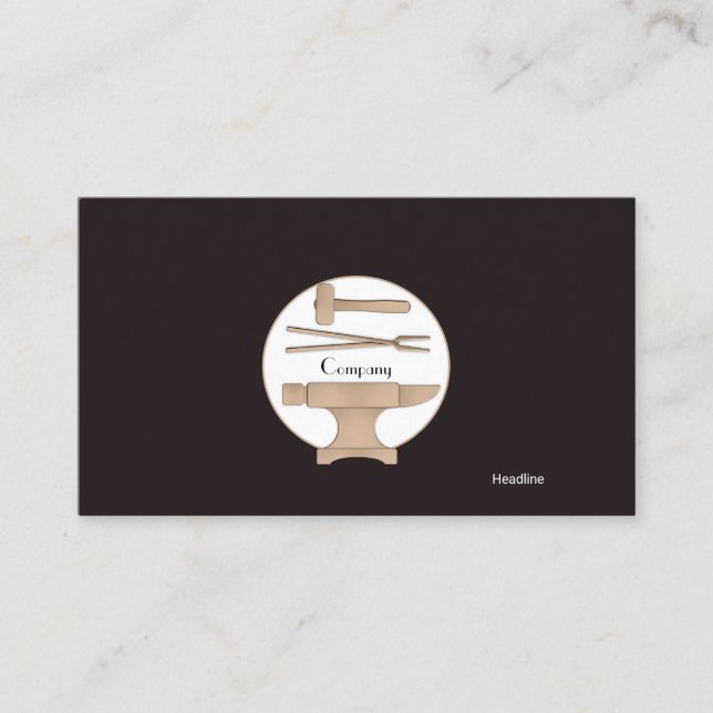 Blacksmith Business Card (Front)