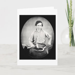 Blacksmith Daguerreotype 1853 Card