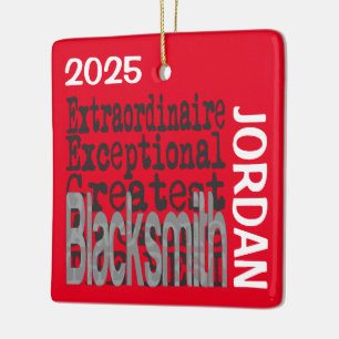 Blacksmith Extraordinaire CUSTOM Ceramic Ornament