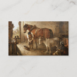Blacksmith Farrier Business Card