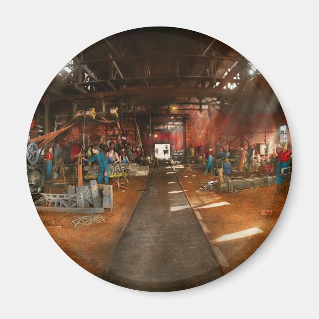 Blacksmith - Forging ahead 1905 Magnet (Front)