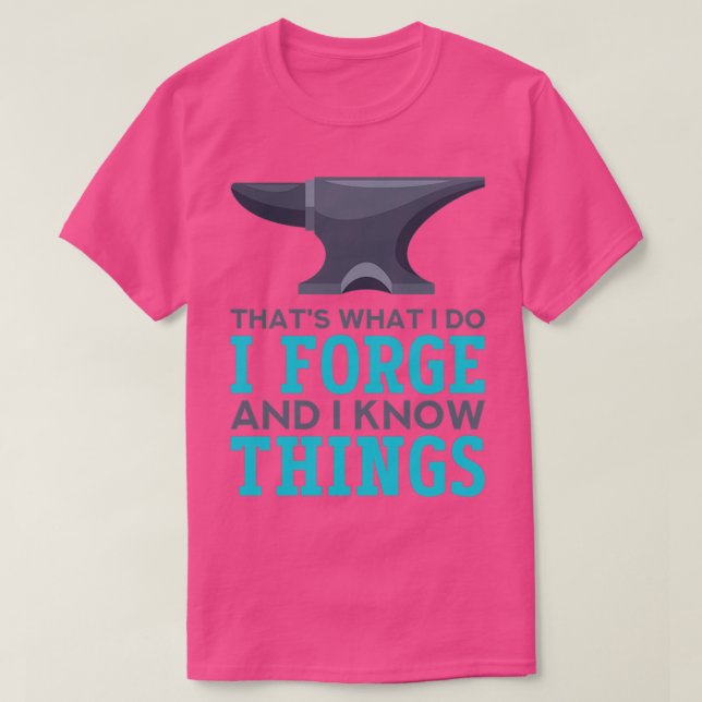 Blacksmith Forging Craftsman Gift Sticker T-Shirt (Design Front)