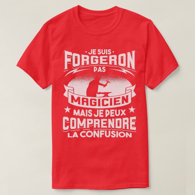 Blacksmith Forging Gift T-Shirt (Design Front)