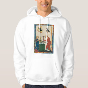 Blacksmith Forging Helmet Medieval Art Hoodie