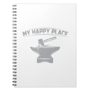 Blacksmith Gifts Blacksmithing Anvil Forging Notebook