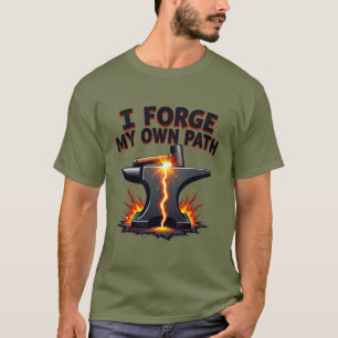 Blacksmith-Inspired Motivational T-shirt