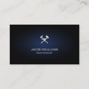 Blacksmith Iron Works Metal  Business Card