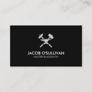 Blacksmith Iron Works Metal  Business Card