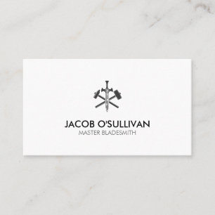 Blacksmith Iron Works Metal  Business Card