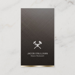 Blacksmith Iron Works Metal  Business Card