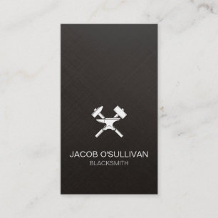 Blacksmith Iron Works Metal Business Card