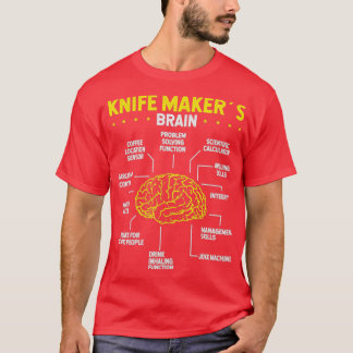 Blacksmith Knife Maker Bladesmith Knife T T-Shirt