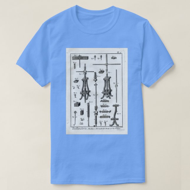 Blacksmith Leg Vice Maker Plate IV T T-Shirt (Design Front)