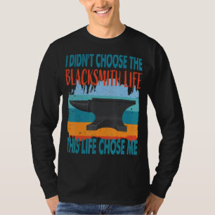 Blacksmith Life Anvil Design T-Shirt
