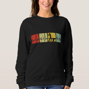 Blacksmith Men Forging Hammer Anvil Ecg Heartbeats Sweatshirt