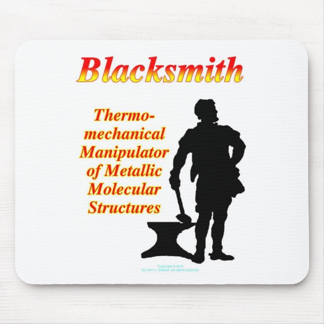Blacksmith Mouse Mat (Front)