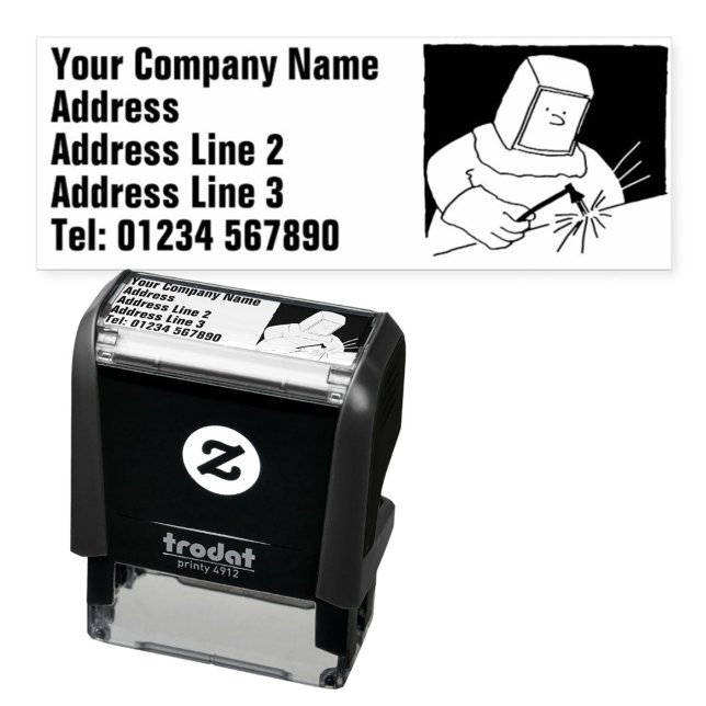 Blacksmith or Metalworker Self-inking Stamp (Creator Uploaded)