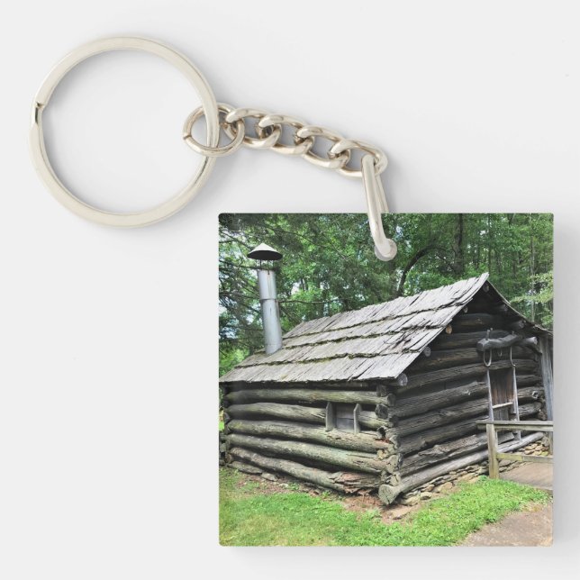 Blacksmith Shop at Mabry Mill, Virginia Key Ring (Front)