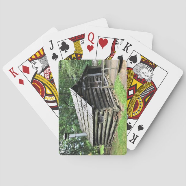 Blacksmith Shop at Mabry Mill, Virginia Playing Cards (Back)