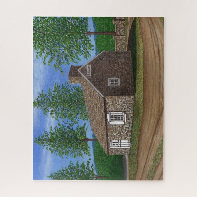 Blacksmith Shop circa 1800 Jigsaw Puzzle (Vertical)