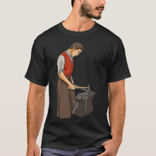 Blacksmith Smithing Crafting RPG T-Shirt