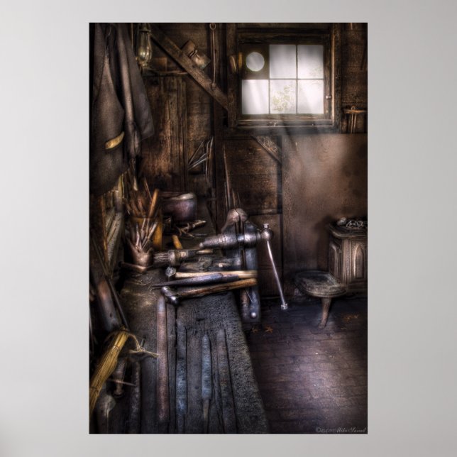 Blacksmith - The Blacksmith's Shop Poster (Front)