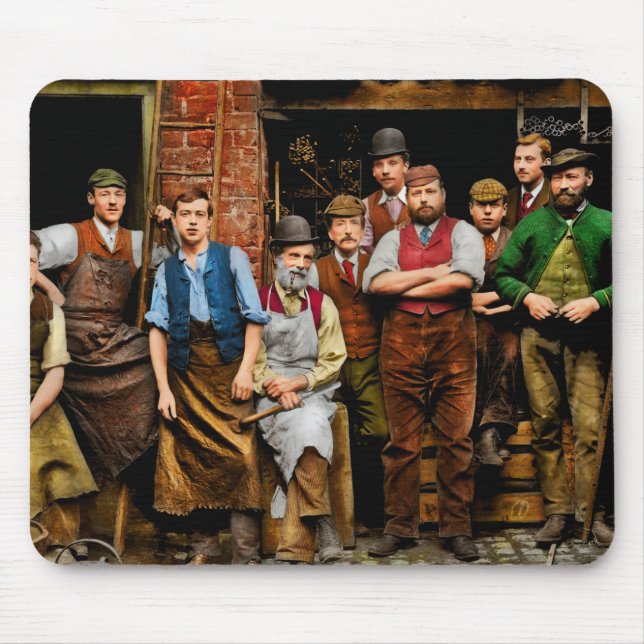 Blacksmith - The Ironmongers of Maidenhead 1900 Mouse Mat (Front)