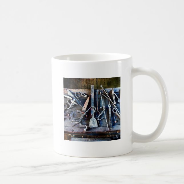 Blacksmith Tools on Table Coffee Mug (Right)