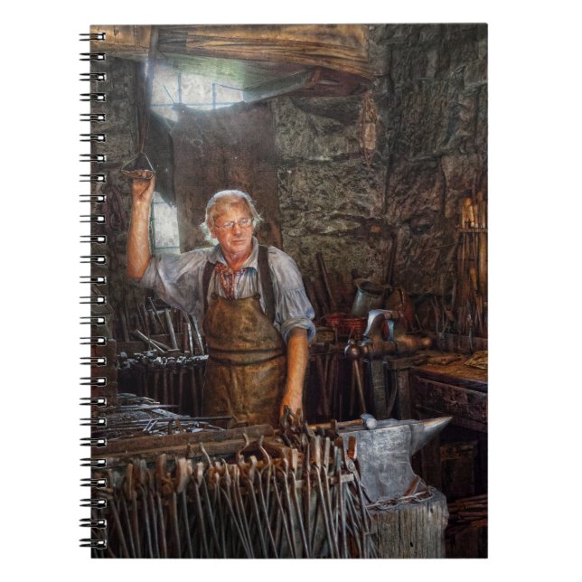 Blacksmith - Working the forge Notebook (Front)