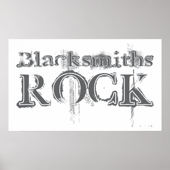 Blacksmiths Rock Poster (Front)