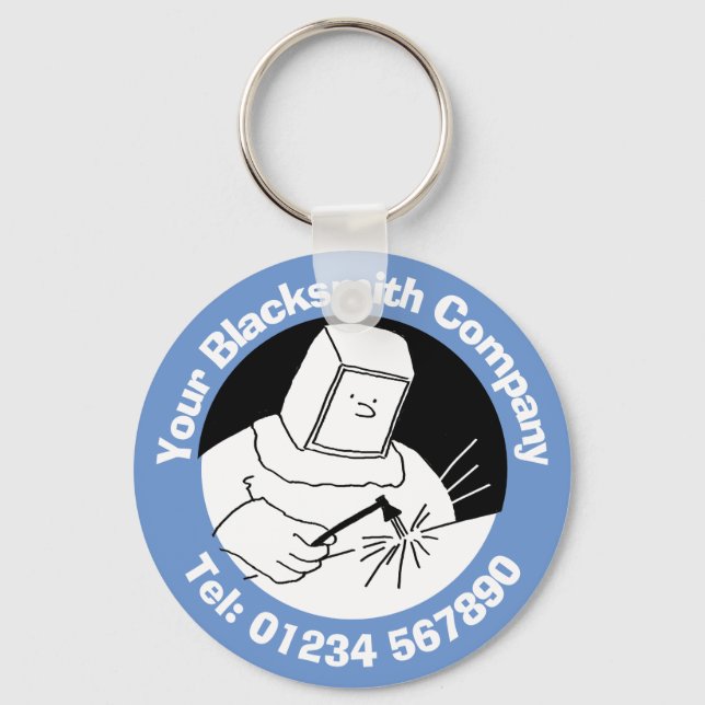 Blacksmiths, Welders & Steel Fabricators Key Ring (Front)