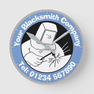 Blacksmiths, Welders & Steel Fabricators Round Clock