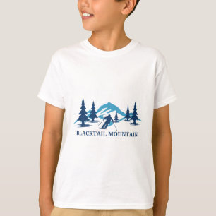 Blacktail Mountain Montana Ski Resort Skiing Skier T-Shirt
