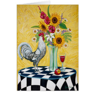 BlacktCheck  Rooster Card