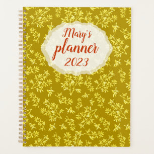 Blackthorn gold personalised planner