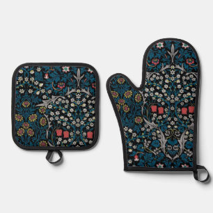 Blackthorn, William Morris Oven Mitt & Pot Holder Set