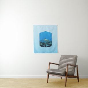 Blacktip Shark, Yap Island - Photographic Design   Tapestry
