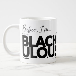 BLACKULO.US™ "Babee I'm..." – Founders Flex 🔥 Large Coffee Mug